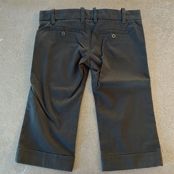 NEW RARE Frankie B. Low Rise Amanda Cuff Capri Slack Shorts - Picture 2 of 11